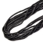 Turmalin czarny kula matowa ok. 4,3mm 