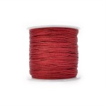Sznurek do makramy bordowy ok. 0,8mm [szpula ok. 100m]