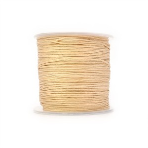 Sznurek do makramy beżowy ok. 0,8mm [szpula ok. 100m]