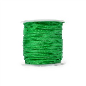 Sznurek do makramy zielony ok. 0,8mm [szpula ok. 100m]