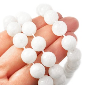 Kamień księżycowy kula gładka ok. 10mm
