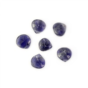Iolit Brioletka (serce fasetowane) ok. 8-9x8-9mm [6szt.]