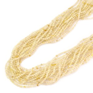 Kwarc z rutylem kula fasetowana ok. 2,5mm