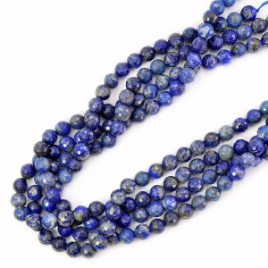 Lapis lazuli kula fasetowana ok. 8mm