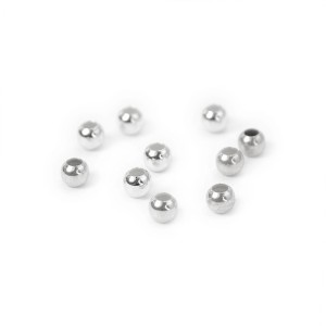 Kulki zaciskowe ok. 3mm [srebro 925] 10szt.