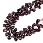 Granat Brioletka (łezka fasetowana) ok. 8x6mm