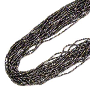Spinel wielokolorowy kula fasetowana ok. 2mm