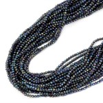 Spinel niebieski kula fasetowana ok. 2mm