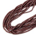Granat kula gładka ok. 4mm