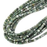 Agat mszysty talarek ok. 4,5x2,5-3mm