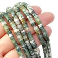 Agat mszysty talarek ok. 4,5x2,5-3mm