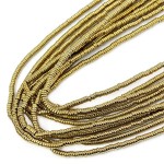 Hematyt jasne złoto talarek ok. 3x1mm