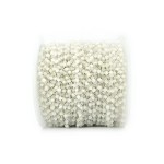 Kamień księżycowy oponka fasetowana ok. 3-4x2-3mm [łańcuszek, srebro 925]