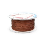 Sznurek do makramy brązowy ok. 0,4mm [szpula ok. 60m]