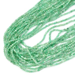 Szmaragd kula fasetowana ok. 2mm