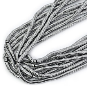 Hematyt srebrny talarek  ok. 4x1mm 