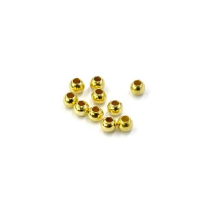 Kulki zaciskowe ok. 1,8mm [srebro pozłacane 925] 10szt.