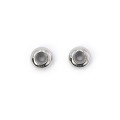 Stopery ok. 3x6mm [kolor srebrny, stal szlachetna] 2szt.
