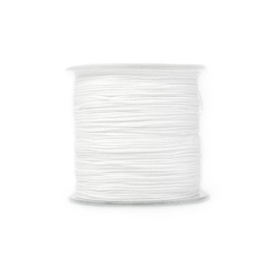 Sznurek do makramy biały ok. 0,8mm [szpula ok. 100m] 
