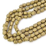 Hematyt jasne złoto budda matowa ok. 10x8,5x8,5mm