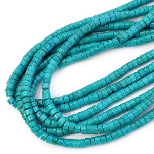 Magnezyt turkusowy talarek ok. 6x3-4mm