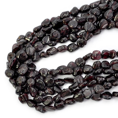 Granat bryła nieregularna ok. 7-10x3-10mm