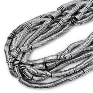 Hematyt srebrny talarek ok. 6x1mm