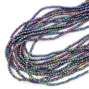 Hematyt multikolor kula fasetowana ok. 3mm