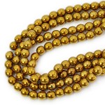 Hematyt złoty kula gładka ok. 8mm