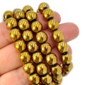Hematyt złoty kula gładka ok. 8mm