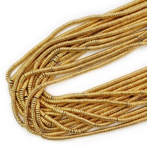 Hematyt miodowe złoto talarek ok. 3x1mm