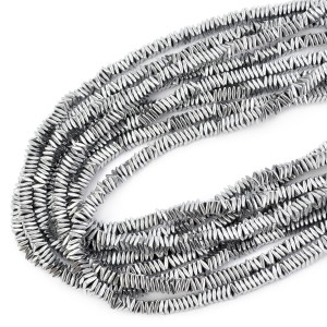Hematyt srebrny poduszki ok. 4x1mm