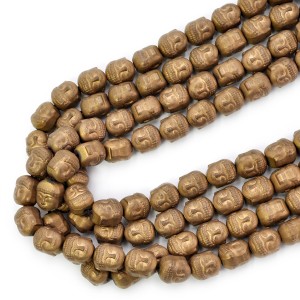 Hematyt jasny brąz budda matowa ok. 10x8,5x7mm