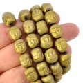 Hematyt złoty budda matowa ok. 10x8,5x7mmm