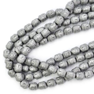 Hematyt srebrny budda matowa ok. 10x8,5x7mm