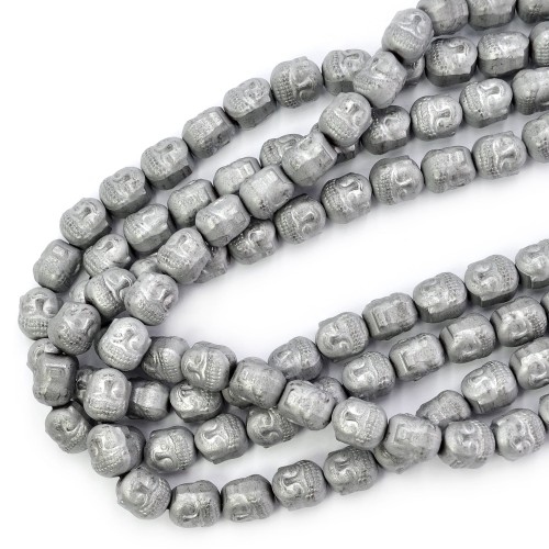 Hematyt srebrny budda matowa ok. 10x8,5x7mm