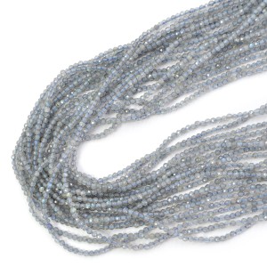 Labradoryt kula fasetowana ok. 2mm