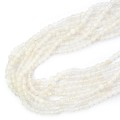 Agat mleczny kula fasetowana ok. 4mm