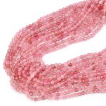 Kwarc truskawkowy kula fasetowana ok. 3,5mm