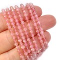 Kwarc truskawkowy kula fasetowana ok. 3,5mm