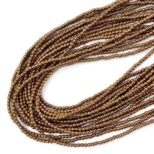 Hematyt miedziany kula gładka ok. 2,2mm