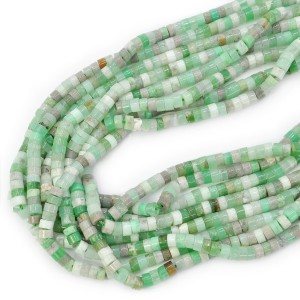 Chryzopraz talarek ok. 4x2,5mm