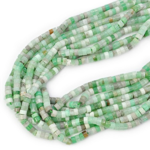 Chryzopraz talarek ok. 4x2,5mm