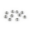 Dysk ufo srebrny ok. 6x3mm [przekładka, stal szlachetna] 10szt.