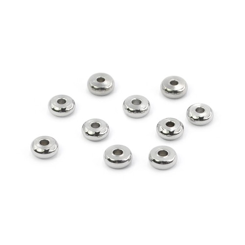 Dysk srebrny ok. 5x2mm [przekładka, stal szlachetna] 10szt.