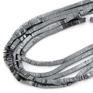 Hematyt grafitowy heishi ok. 4x1mm
