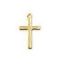 Krzyż ok. 21x12mm [zawieszka, stal, kolor złoty]