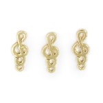 Znak ok. 15x6mm [zawieszka, stal, kolor złoty]