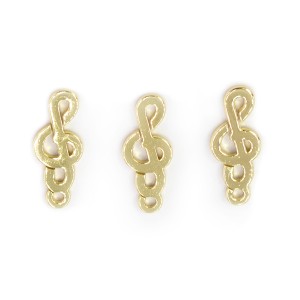 Znak ok. 15x6mm [zawieszka, stal, kolor złoty]