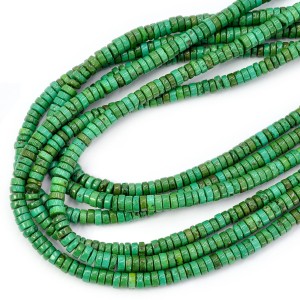 Howlit zielony talarek ok. 4,5-5x2mm